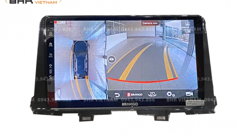 Màn hình DVD Android liền camera 360 xe Kia Morning 2021 - nay | Bravigo Ultimate (4G+64G)  